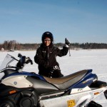 snowmobile near helsinki