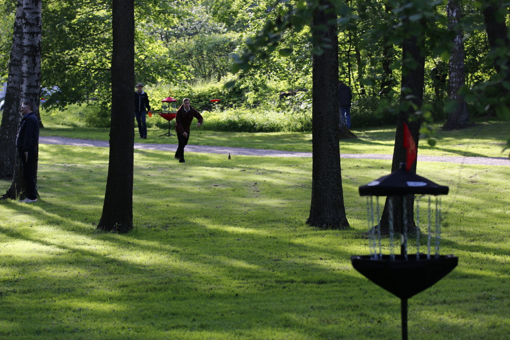 Frisbee golf kulosaari