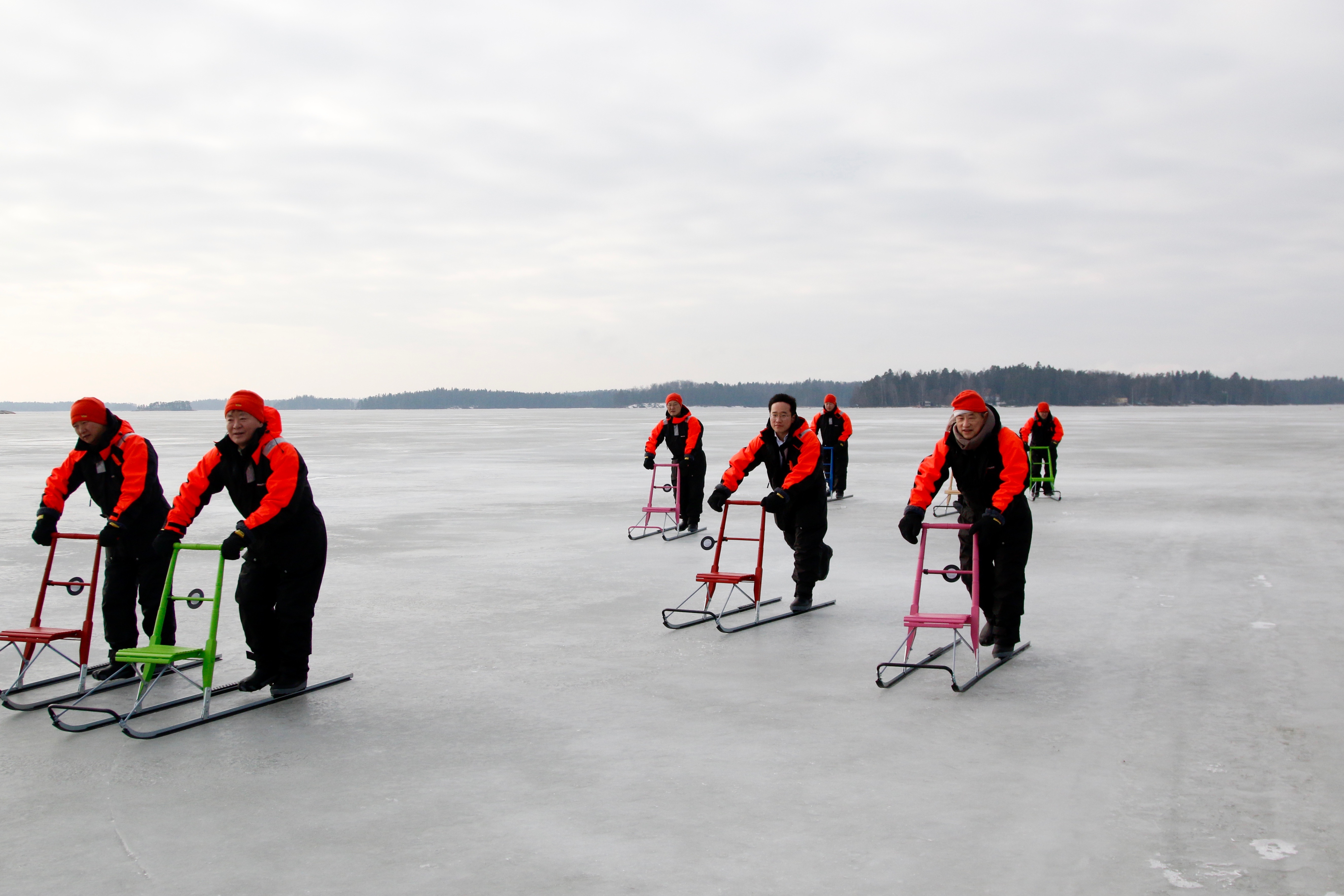 Experience the pure joy of a Finnish kicksled this winter